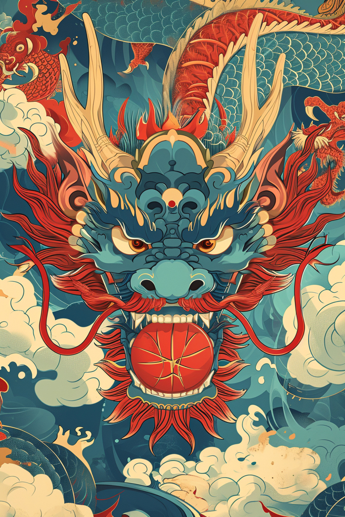 龙元素素材AI图背景素材