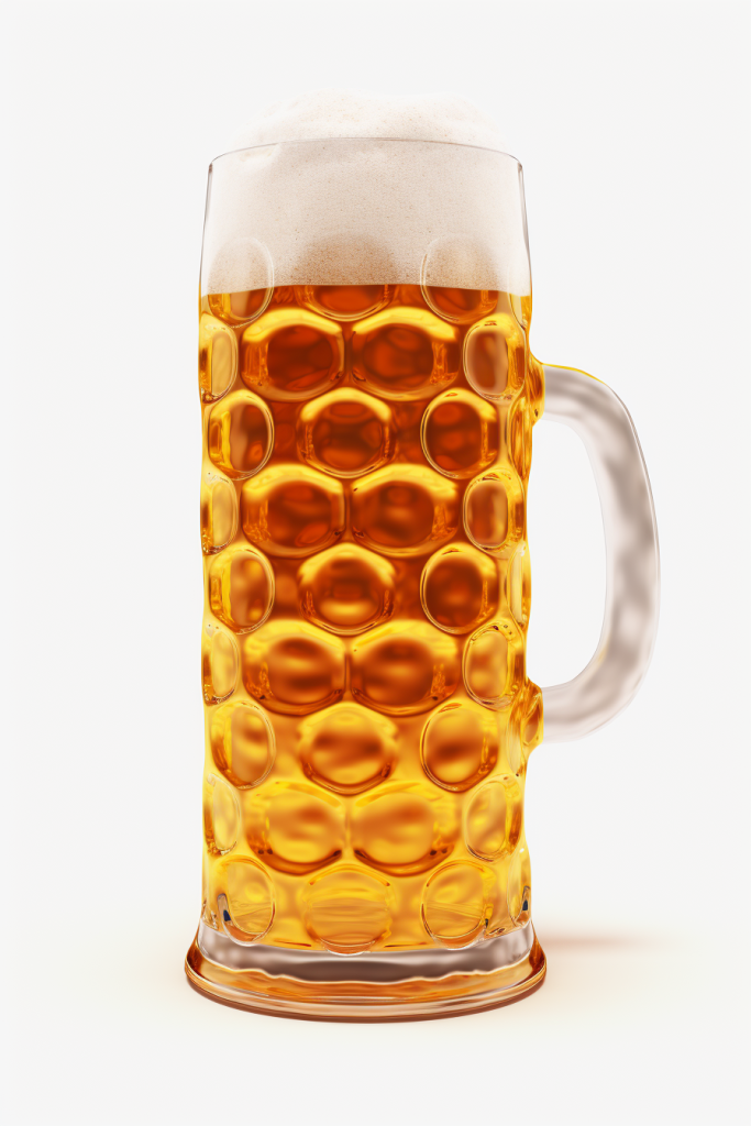 3D立体啤酒酒水模型