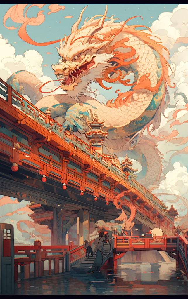 龙年插画素材图片