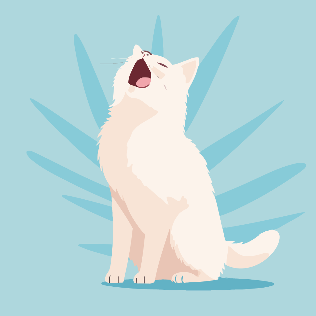 简约小猫矢量小猫素材图片