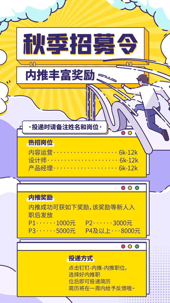 招聘招人宣传海报