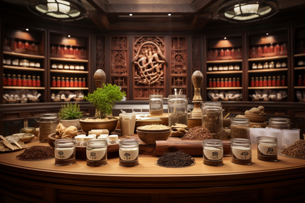 药剂中医药房摄影图