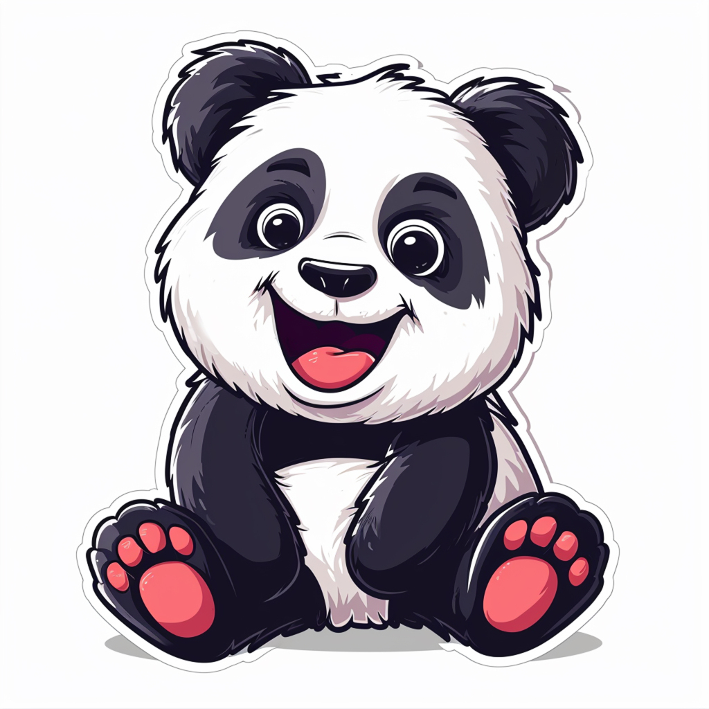 数字艺术动物熊猫素材图片jpg下载_编号638280486522855015-设图网