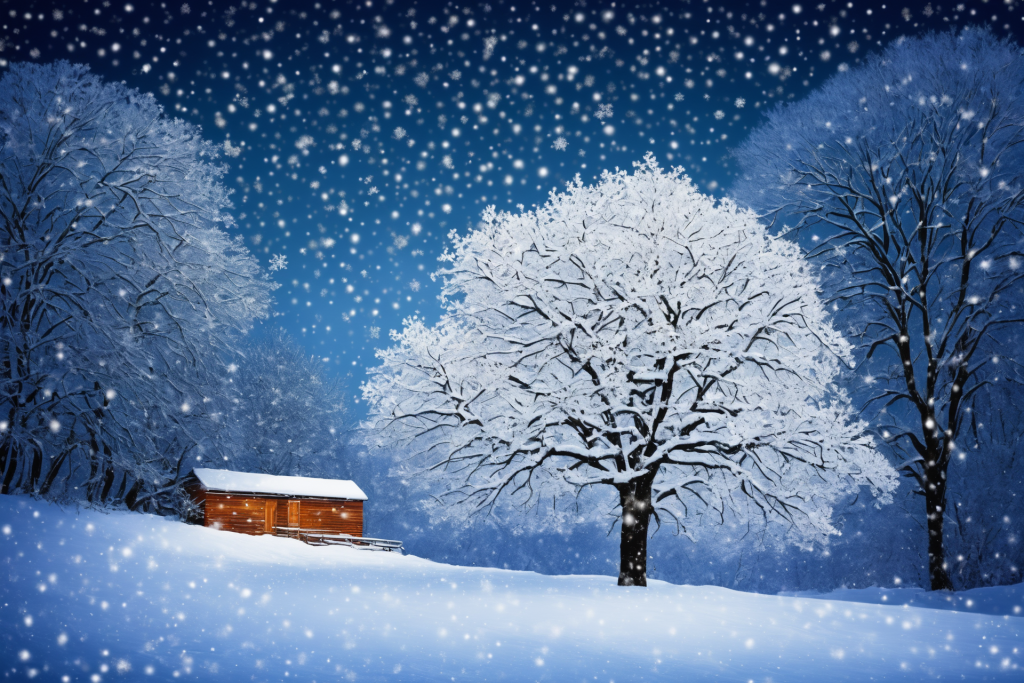 雪季底纹冬天下雪飘雪摄影图