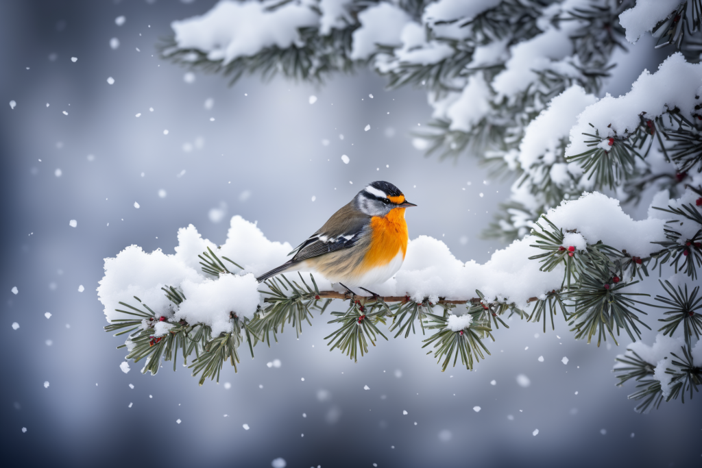 白色雪花冬天下雪飘雪摄影图