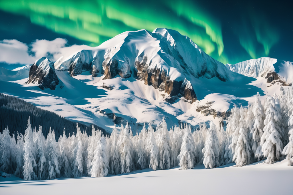 旅游高原雪山风景摄影图