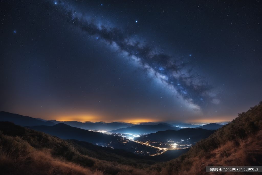 夜空高清摄影图片