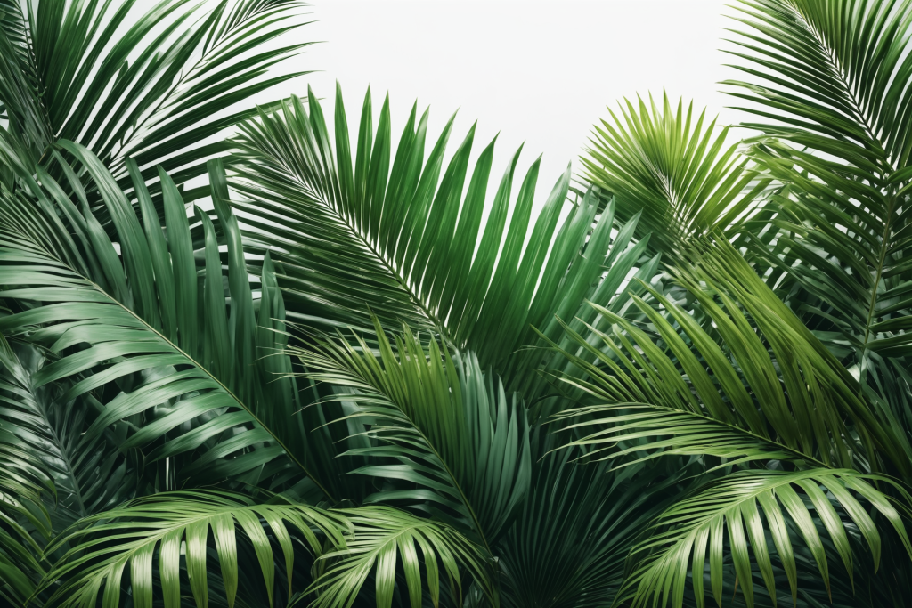 自然植物绿色树叶背景图