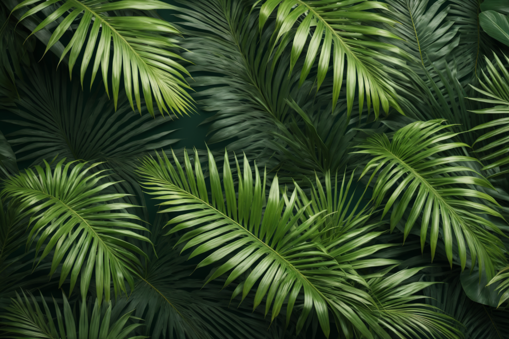 绿色树叶自然植物背景图