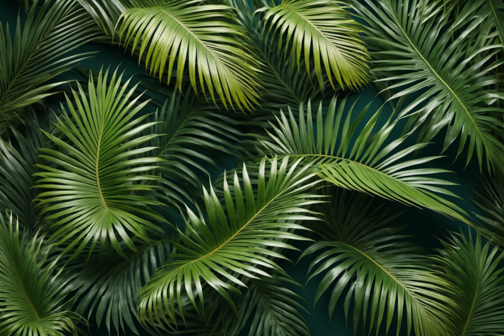 绿色树叶自然植物背景图