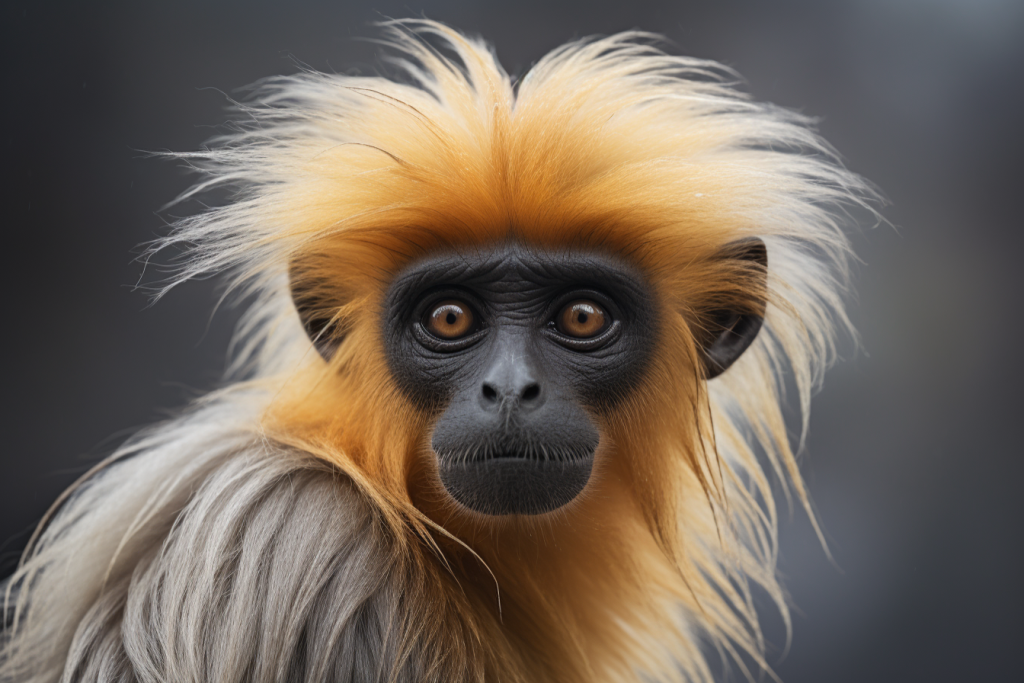 野生金丝猴高清摄影图