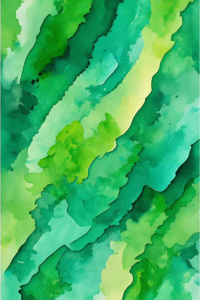 翠绿绿色画作背景图图片