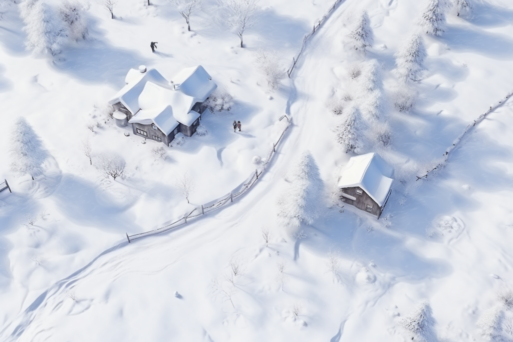 冰雪风景高清图片摄影图