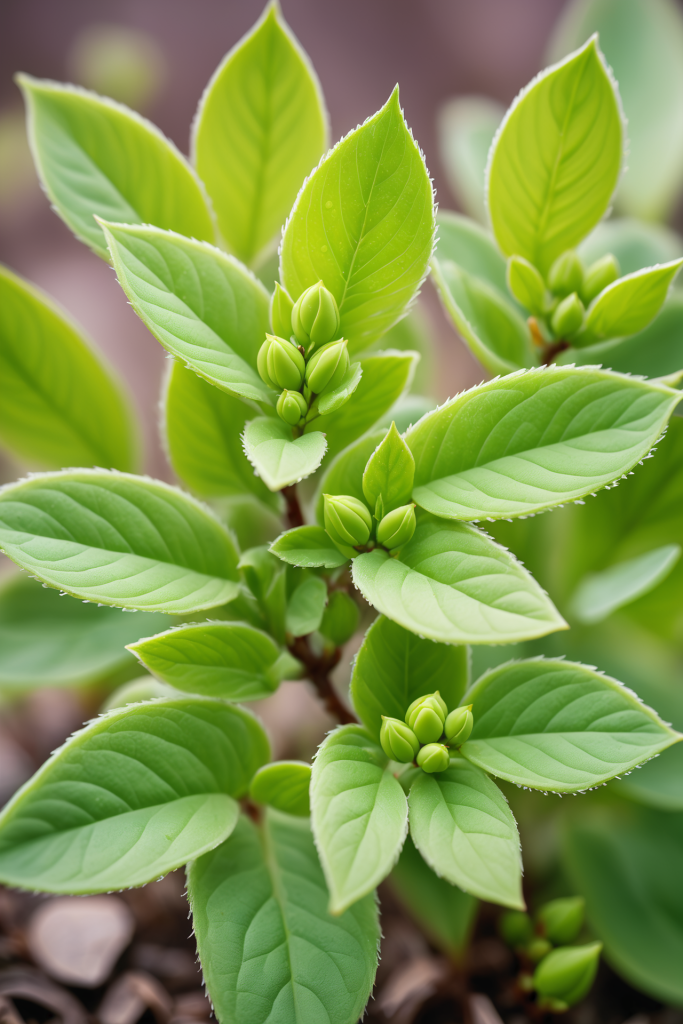 植物绿叶植被嫩芽摄影图图片