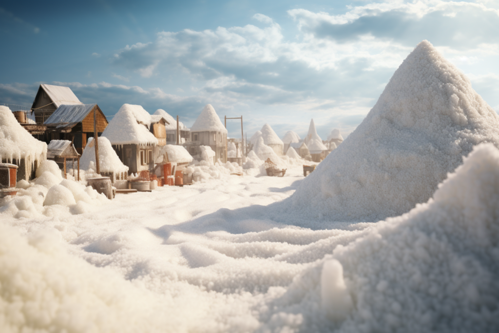 雪乡风景高清图片摄影图
