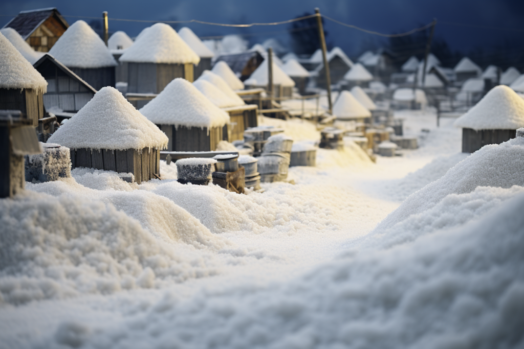 雪乡高清图片摄影图