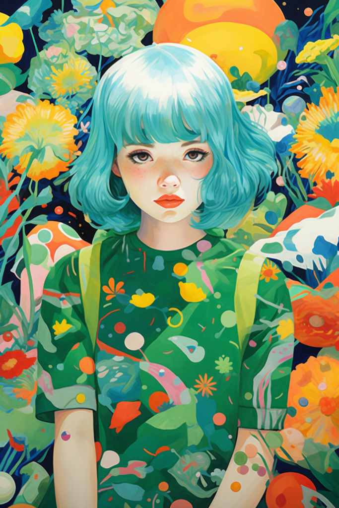 甜美小姐姐人物形象