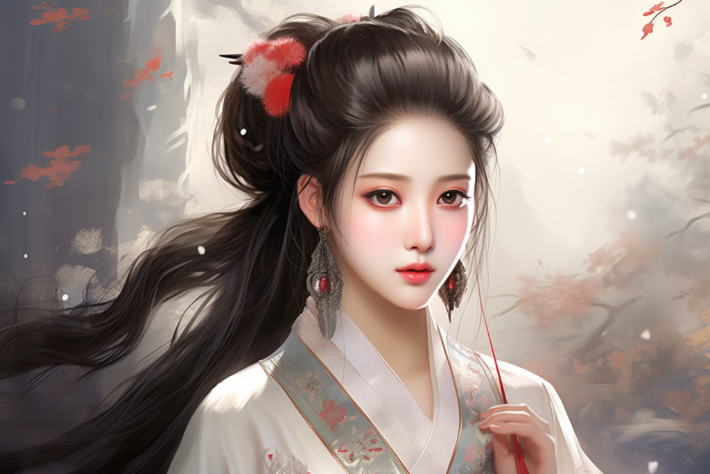 国潮女孩人物形象