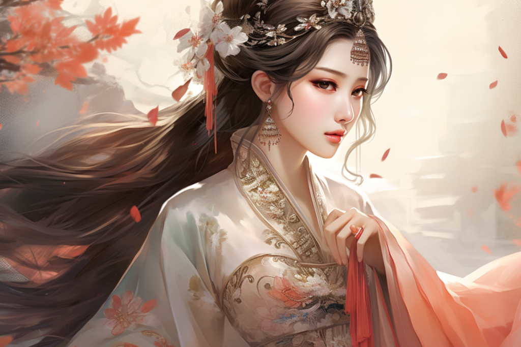国潮女孩人物形象