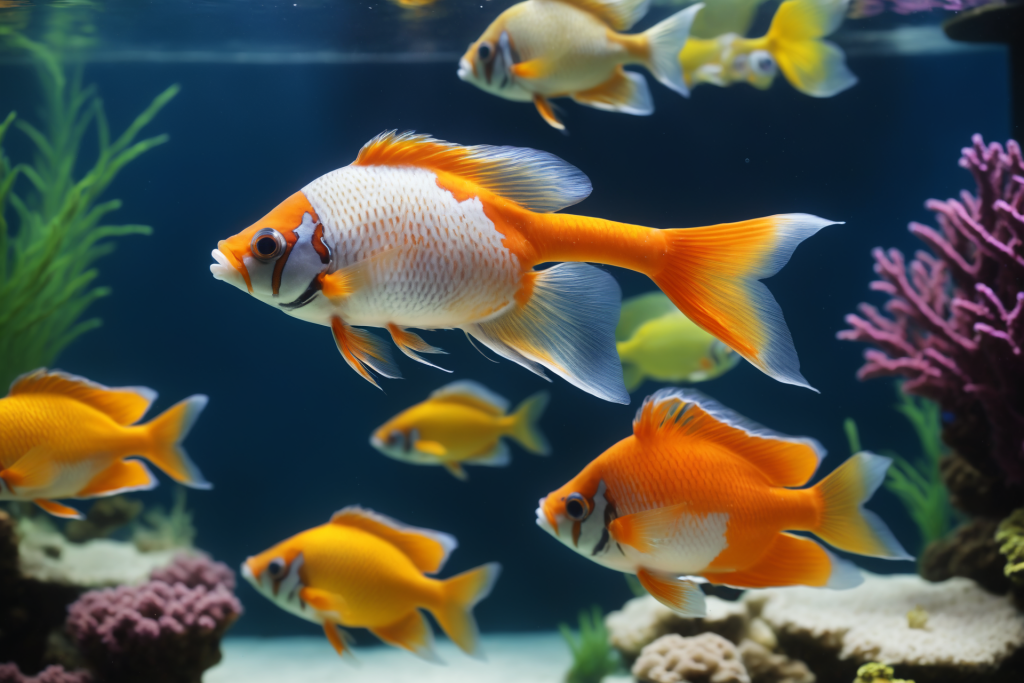 海水海鱼自然海洋生物摄影图图片