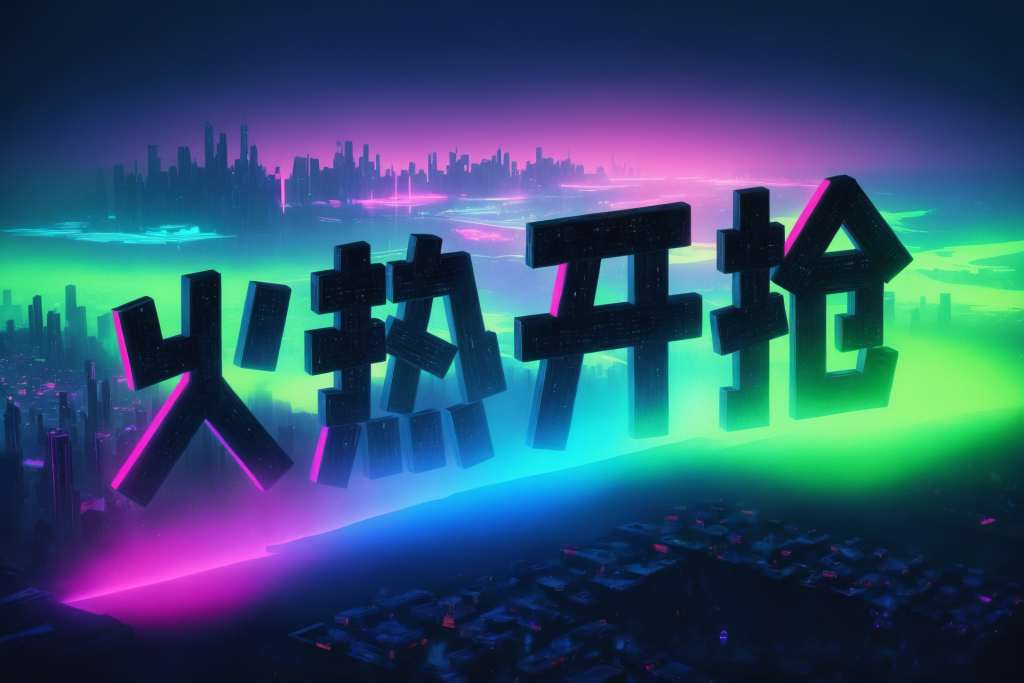 开抢艺术字设计图