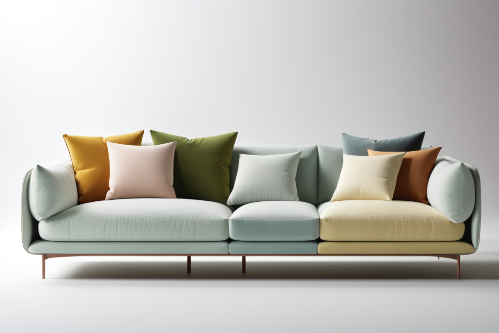 皮革沙发摄影图图片