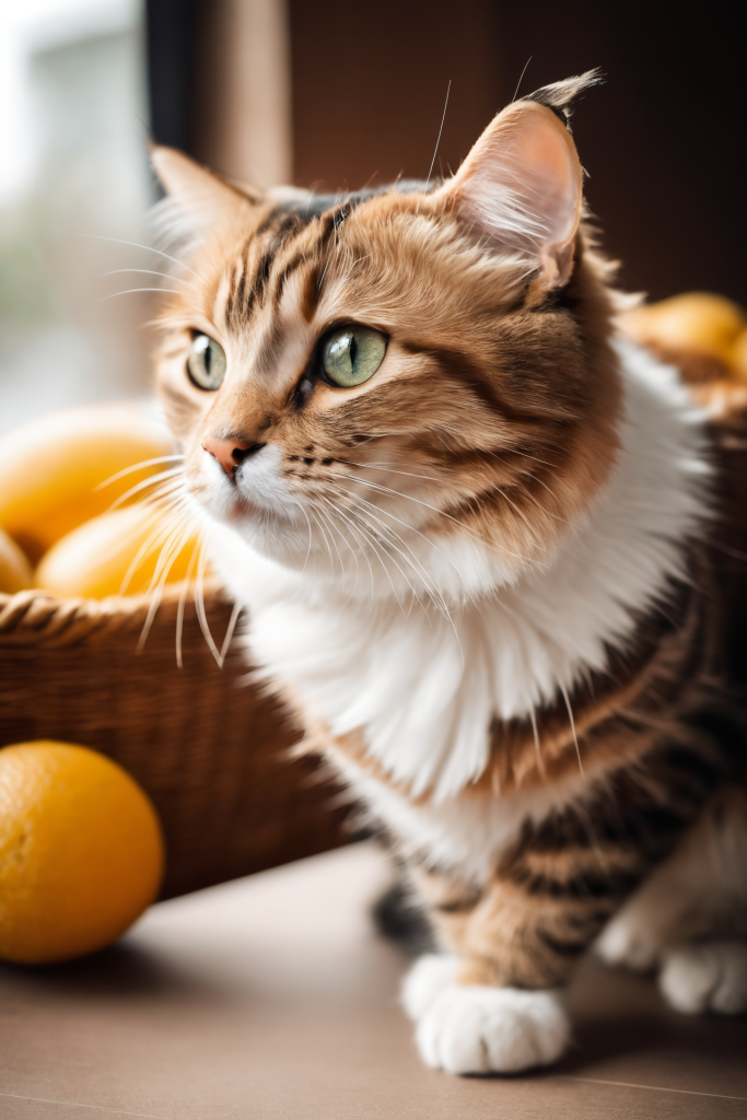 小猫花猫可爱萌宠猫咪摄影图图片