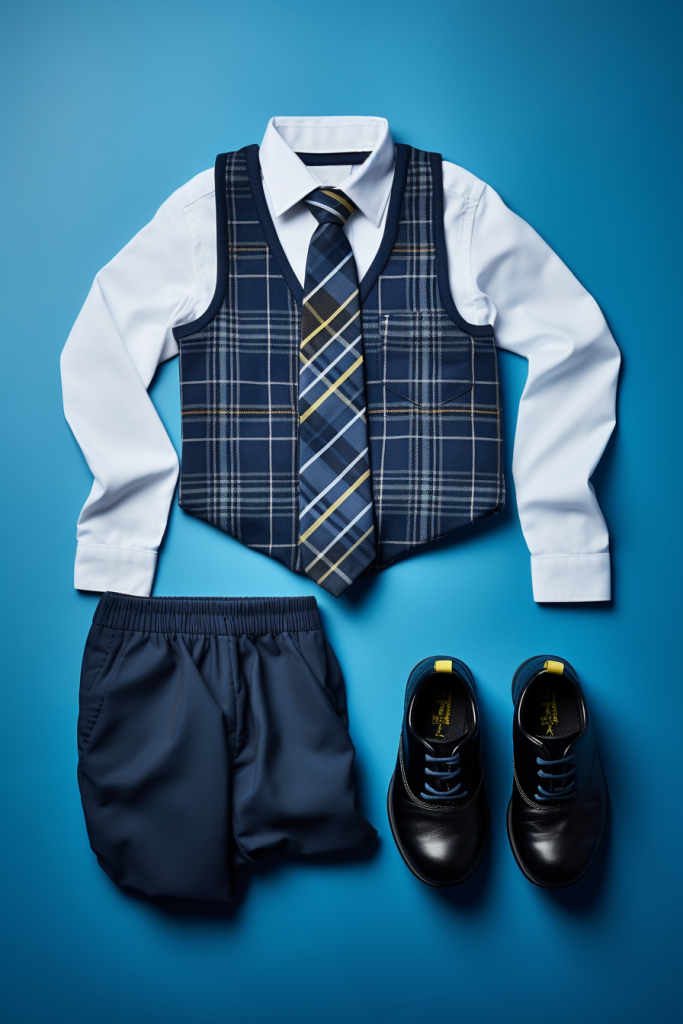 青春校服套装校园服饰图片摄影图