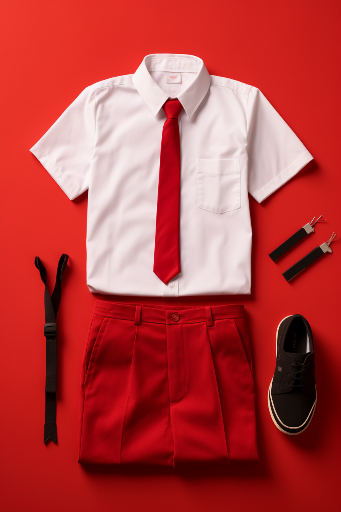 衣服衬衫校园图片摄影图