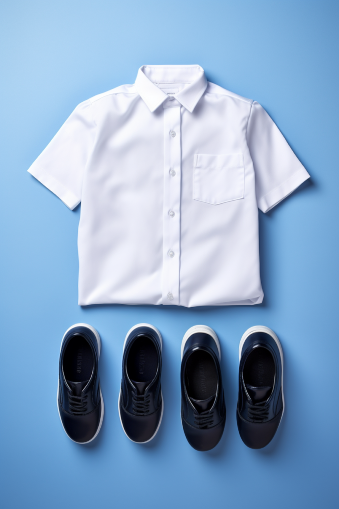 校服衬衫校园图片摄影图