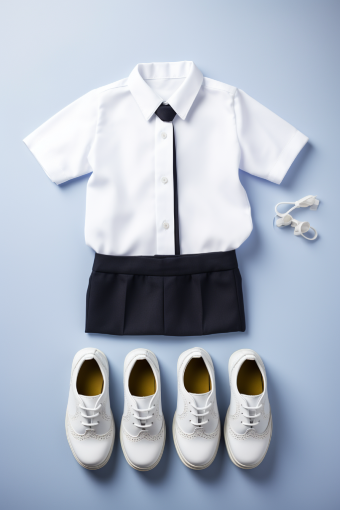 校服衬衫校园图片摄影图