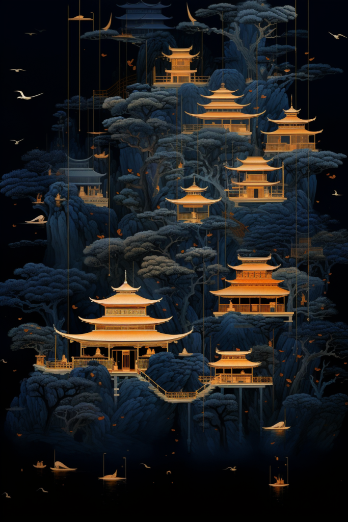 苏州旅游插图插画