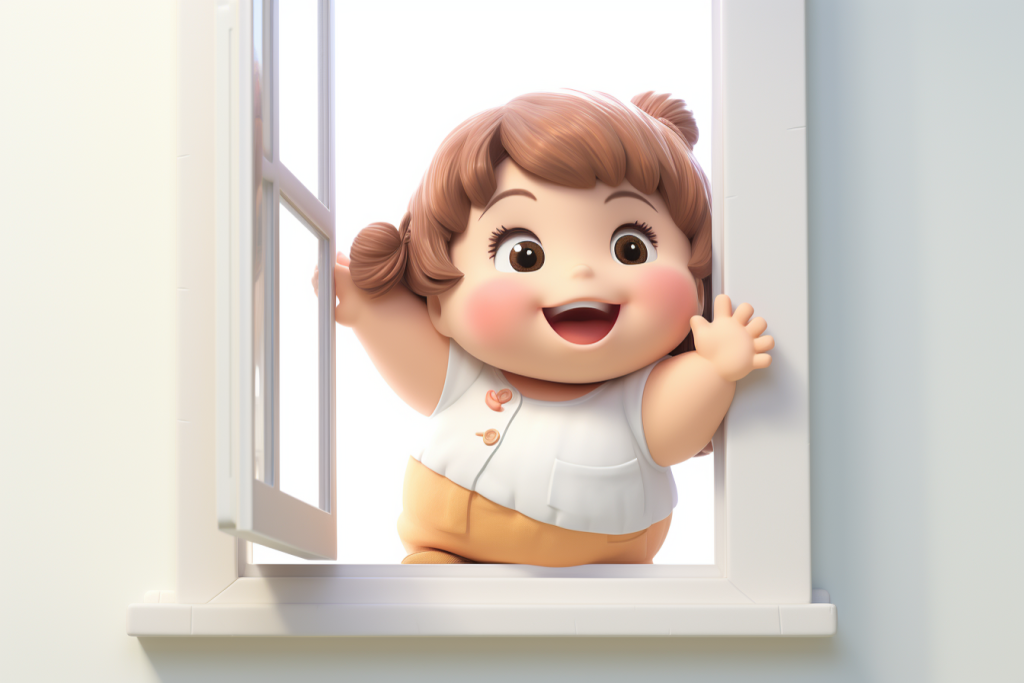 人像女孩孩童儿童模型图片