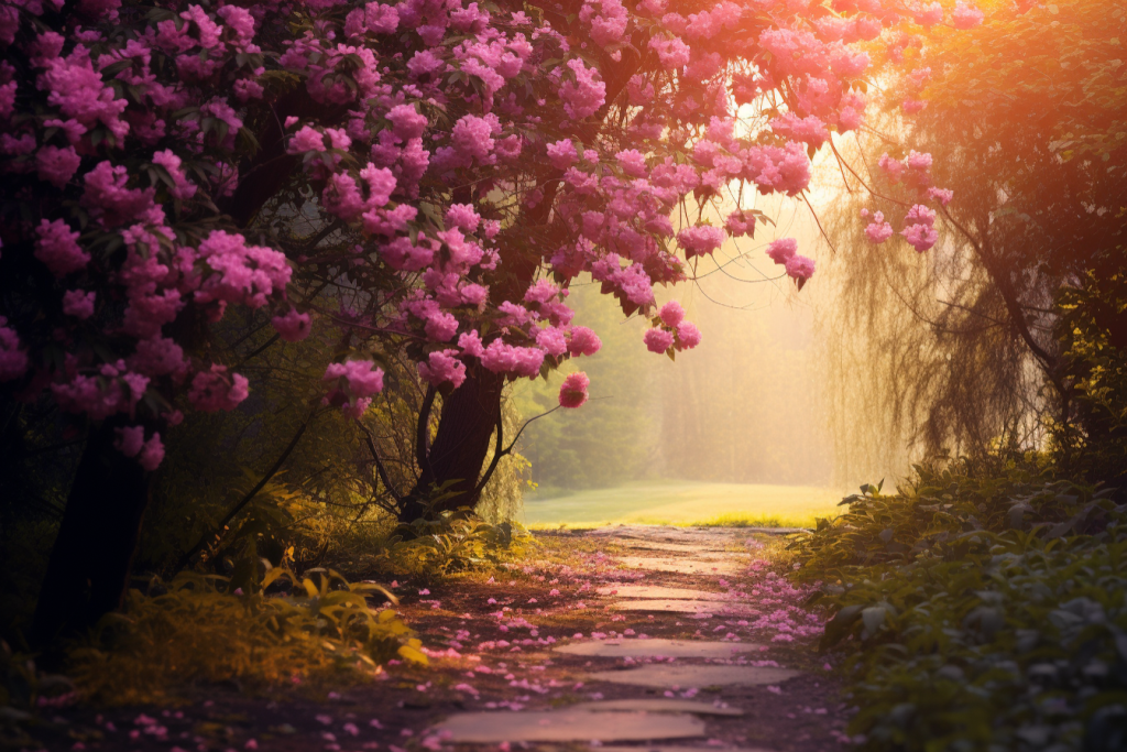 鲜花春景图片摄影图