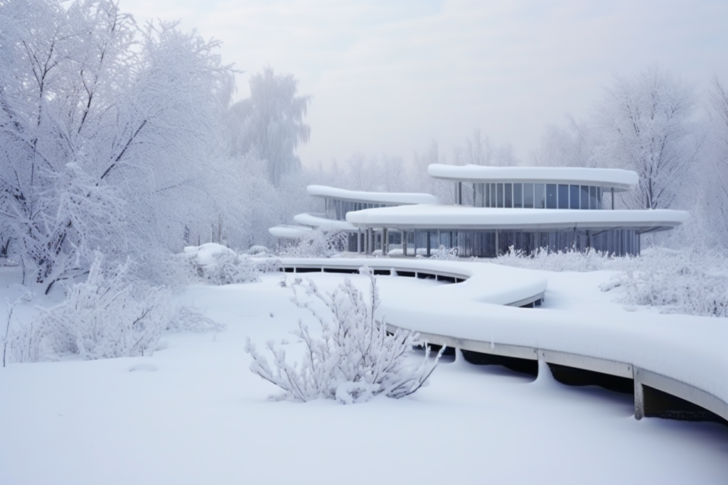 雪景雪地图片摄影图