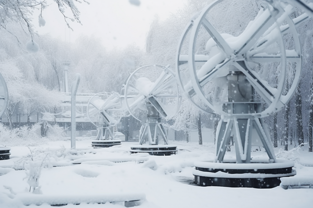 下雪风景图片摄影图