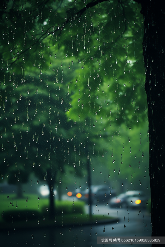 暴雨倾盆大雨图片摄影图