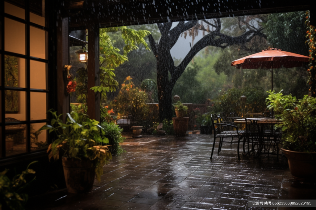 大雨环境雨水雨天暴雨雨季摄影图图片