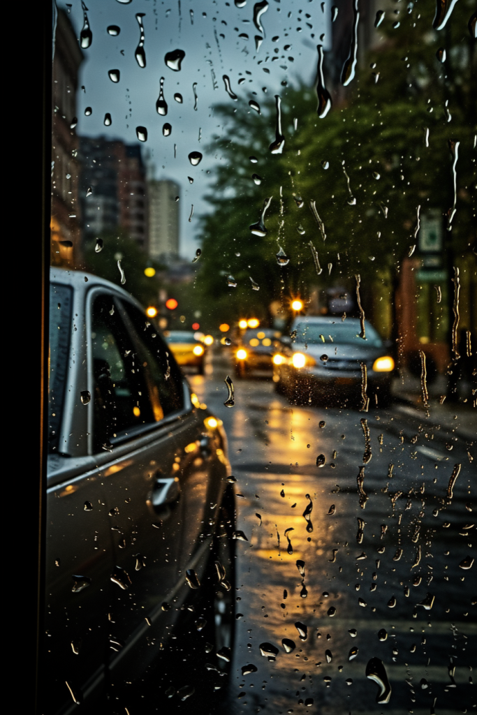 雨季暴雨天气摄影图图片