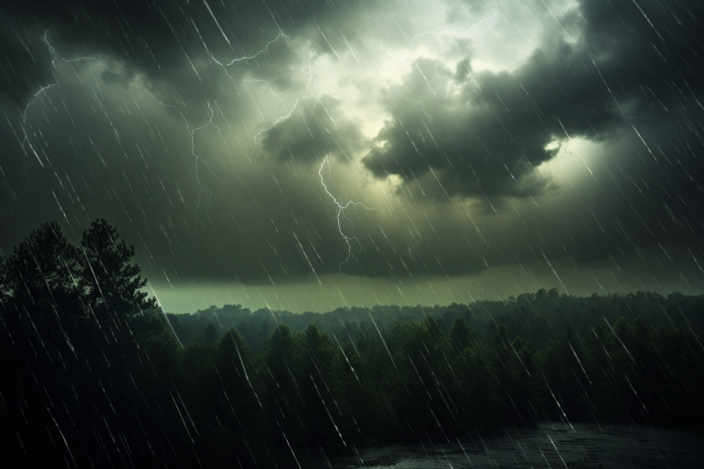 天气大雨摄影图图片