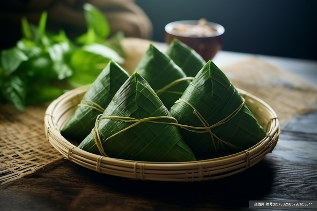 美食食物端阳节粽子图片摄影图