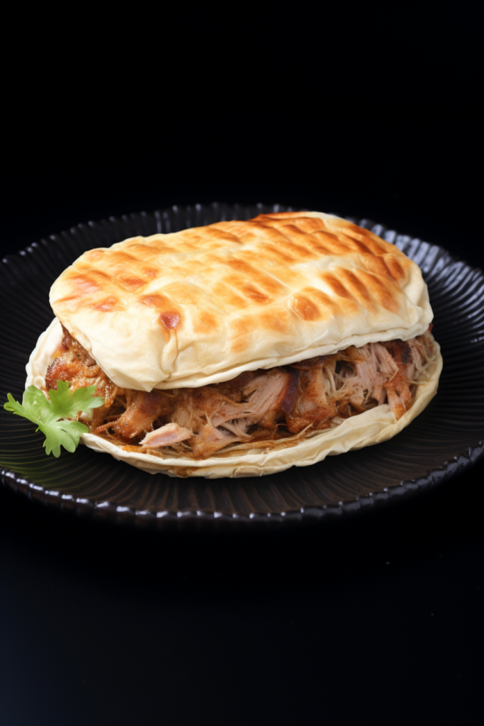 食品食物美食美味肉夹馍图片摄影图