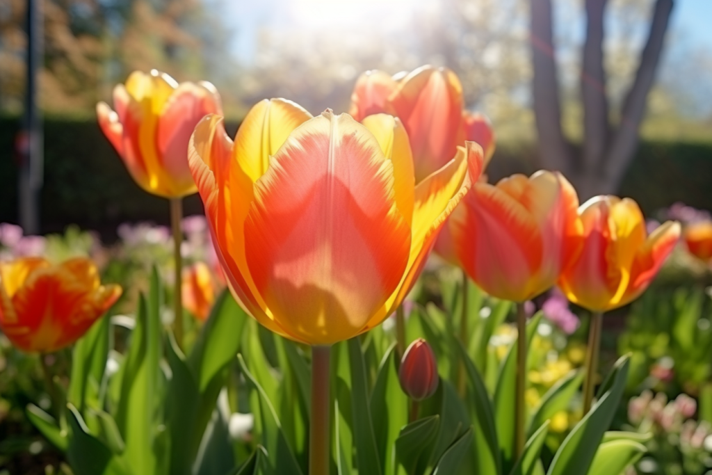 春季花卉自然花瓣郁金香图片摄影图