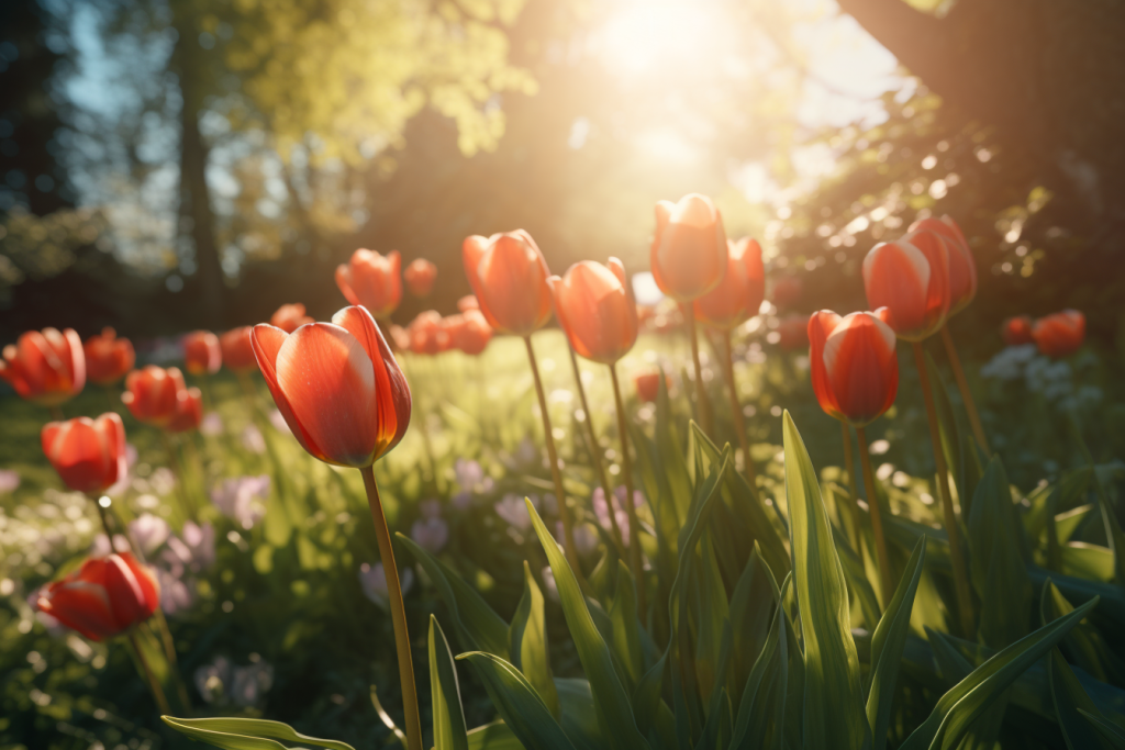 植物花瓣花卉自然春季花香郁金香图片摄影图