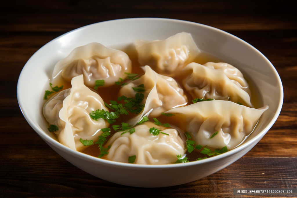 美味食物手工饺子汤饺猪肉水饺图片摄影图