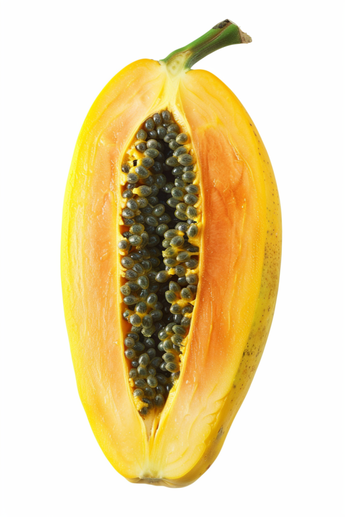 新鲜红嫩夏季水果木瓜图片