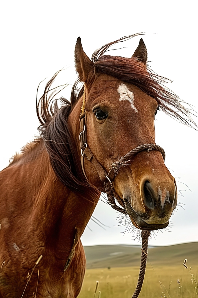 骏马速度草原动物激情特写奔驰野马