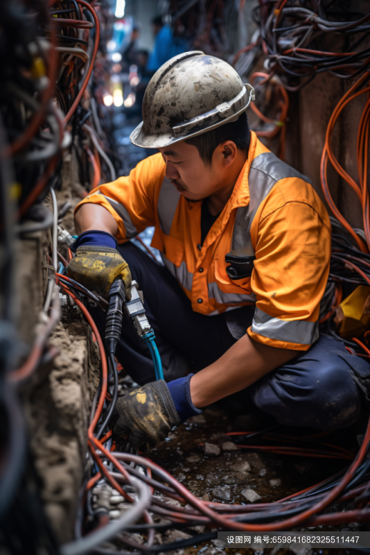 体力劳动工地施工人物肖像摄影图片