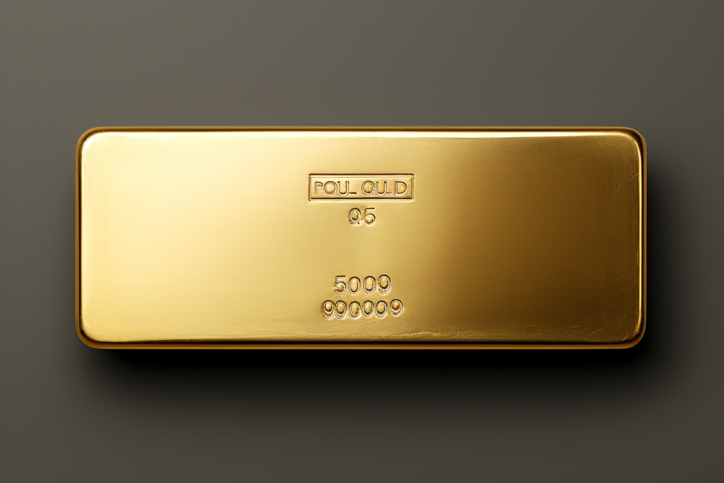 耀眼光芒的金融黄金块金条摄影图片