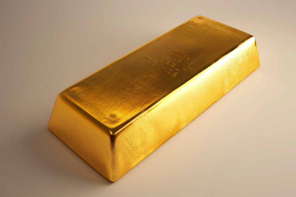 宝贵的金融黄金块金条摄影图片